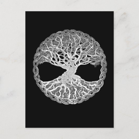 Baum des Lebens Postkarte (Vorderseite)