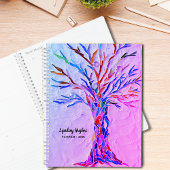 Baum des Lebens Regenbogenfarben Custom Planner Planer
