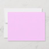 Baum des Lebens Rosa Bat Mitzvah-Projektkarte Karte (Rückseite)