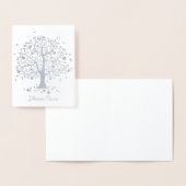 Baum des Lebens Rosh Hashanah Folienkarte (Anzeige)