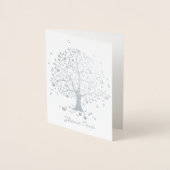 Baum des Lebens Rosh Hashanah Folienkarte (Vorderseite)