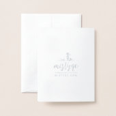 Baum des Lebens Rosh Hashanah Folienkarte (Rückseite mit Umschlag)