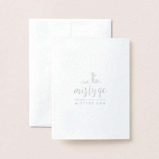 Baum des Lebens Rosh Hashanah Folienkarte (Rückseite mit Umschlag)