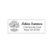 Baum des Lebens Rücksendeadresse Permastempel (Design)