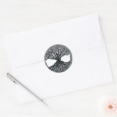 Baum des Lebens Runder Aufkleber (Umschlag)