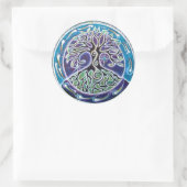 Baum des Lebens Runder Aufkleber (Tasche)