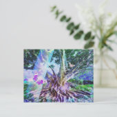 Baum des Lebens Schönheit Postkarte (Stehend Vorderseite)
