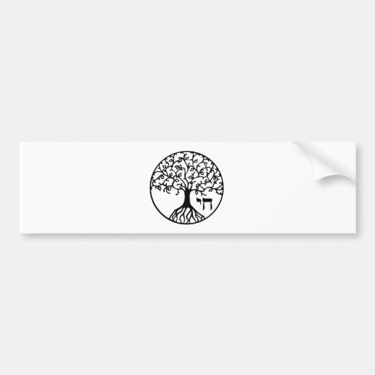 BAUM DES LEBENS - Sefirah Autoaufkleber (Vorne)