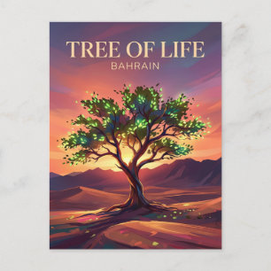Baum des Lebens (Shajarat-al-Hayat) Bahrain Postkarte