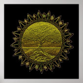 Baum des Lebens Sonnenheilung Poster (Vorne)