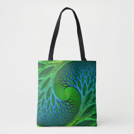 Baum des Lebens Spirale Tasche (Vorderseite)