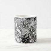 Baum des Lebens - Spiralen Blätter Grunge Stil 1 Kaffeetasse (Mittel)