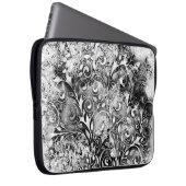 Baum des Lebens - Spiralen Blätter Grunge Stil 1 Laptopschutzhülle (Vorne Rechts)