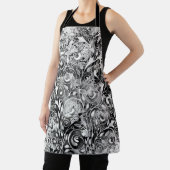 Baum des Lebens - Spiralen Blätter Grunge Stil 1 Schürze (InSitu)