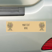 Baum des Lebens - Spiralen Blätter Obst 1 Autoaufkleber (Auf Auto)