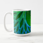 Baum des Lebens Spiralfraktal Kaffeetasse (Links)