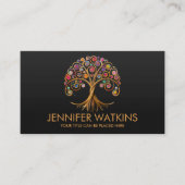 Baum des Lebens - Spiralwirl Visitenkarte (Vorderseite)
