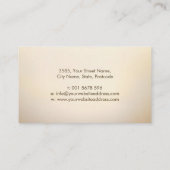 Baum des Lebens - Spiralwirl Visitenkarte (Rückseite)