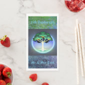 Baum des Lebens Spiritualität 25-jähriges Party Serviette (Beispiel)