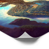 Baum des Lebens surreale Natur Kunst Poster (Ecke)