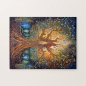 Baum des Lebens surreale Natur Kunst Puzzle (Horizontal)