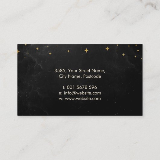 Baum des Lebens - Triple Moon Visitenkarte (Rückseite)