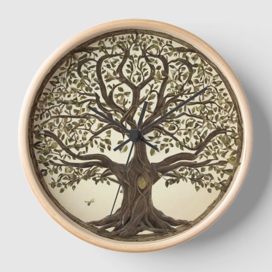 Baum des Lebens Uhr (Vorderseite)