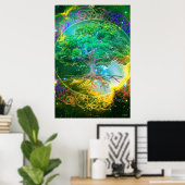 Baum des Lebens und der Gesundheit Poster (Heimbüro)
