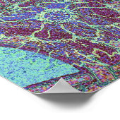 Baum des Lebens und Schmetterling Poster (Ecke)