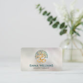 Baum des Lebens - Unendlichkeit - Blätter der Musc Visitenkarte (Stehend Vorderseite)