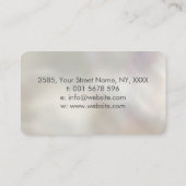 Baum des Lebens - Unendlichkeit - Blätter der Musc Visitenkarte (Rückseite)