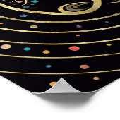 Baum des Lebens - Unendlichkeit Poster (Ecke)