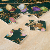 Baum des Lebens - Unendlichkeit Spirale - farbenfr Puzzle (Seite)