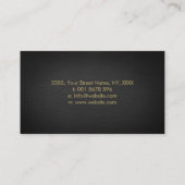 Baum des Lebens - Unendlichkeit Visitenkarte (Rückseite)