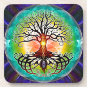 Baum des Lebens Untersetzer (Vorderseite)