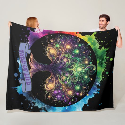 Baum des Lebens v2 Fleecedecke (Beispiel)