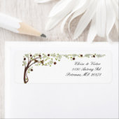 Baum des Lebens (v) Rücksendeadressen-Aufkleber (Insitu)