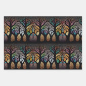 Baum des Lebens verbindet Himmel, Erde, Unterwelt Geschenkpapier Set (Vorderseite 3)