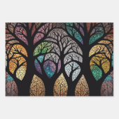 Baum des Lebens verbindet Himmel, Erde, Unterwelt Geschenkpapier Set (Vorderseite)