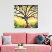 Baum des Lebens Vogelmalerei Einzigartige Landscha Leinwanddruck (Insitu (Wohnzimmer))