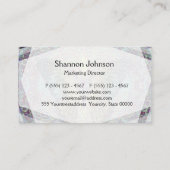 Baum des Lebens von Amelia Carrie Visitenkarte (Rückseite)