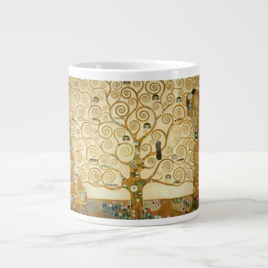 Baum des Lebens von Gustav Klimt Jumbo-Tasse (Vorderseite)