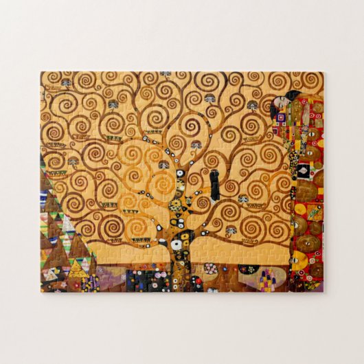 Baum des Lebens von Gustav Klimt Kunst, Kultur Puzzle (Horizontal)