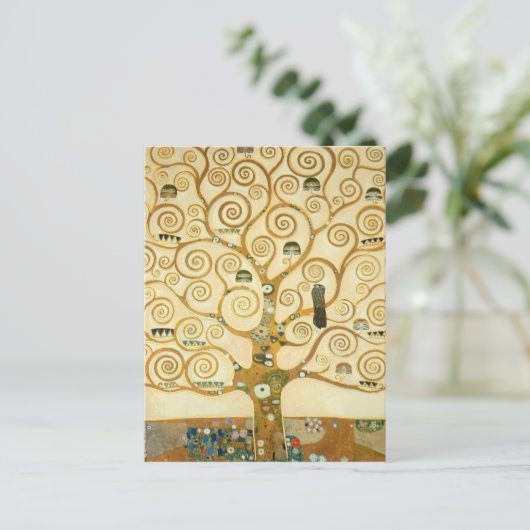 Baum des Lebens von Gustav Klimt Postkarte (Stehend Vorderseite)