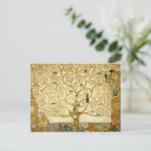 Baum des Lebens von Gustav Klimt Postkarte (Stehend Vorderseite)