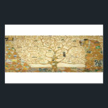 Baum des Lebens von Gustav Klimt Rechteckiger Aufkleber<br><div class="desc">Schönes Bild "Baum des Lebens" von Gustav Klimt,  1909.</div>