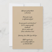 Baum des Lebens von Gustav Klimt, stilisiert Jugen Einladung (Rückseite)