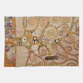 Baum des Lebens von Gustav Klimt, stilisiert Jugen Geschirrtuch (Horizontal)