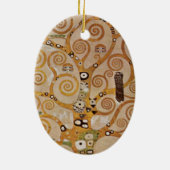 Baum des Lebens von Gustav Klimt, stilisiert Jugen Keramik Ornament (Hinten)