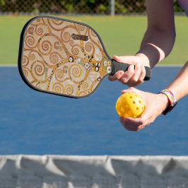 Baum des Lebens von Gustav Klimt, stilisiert Jugen Pickleball Schläger